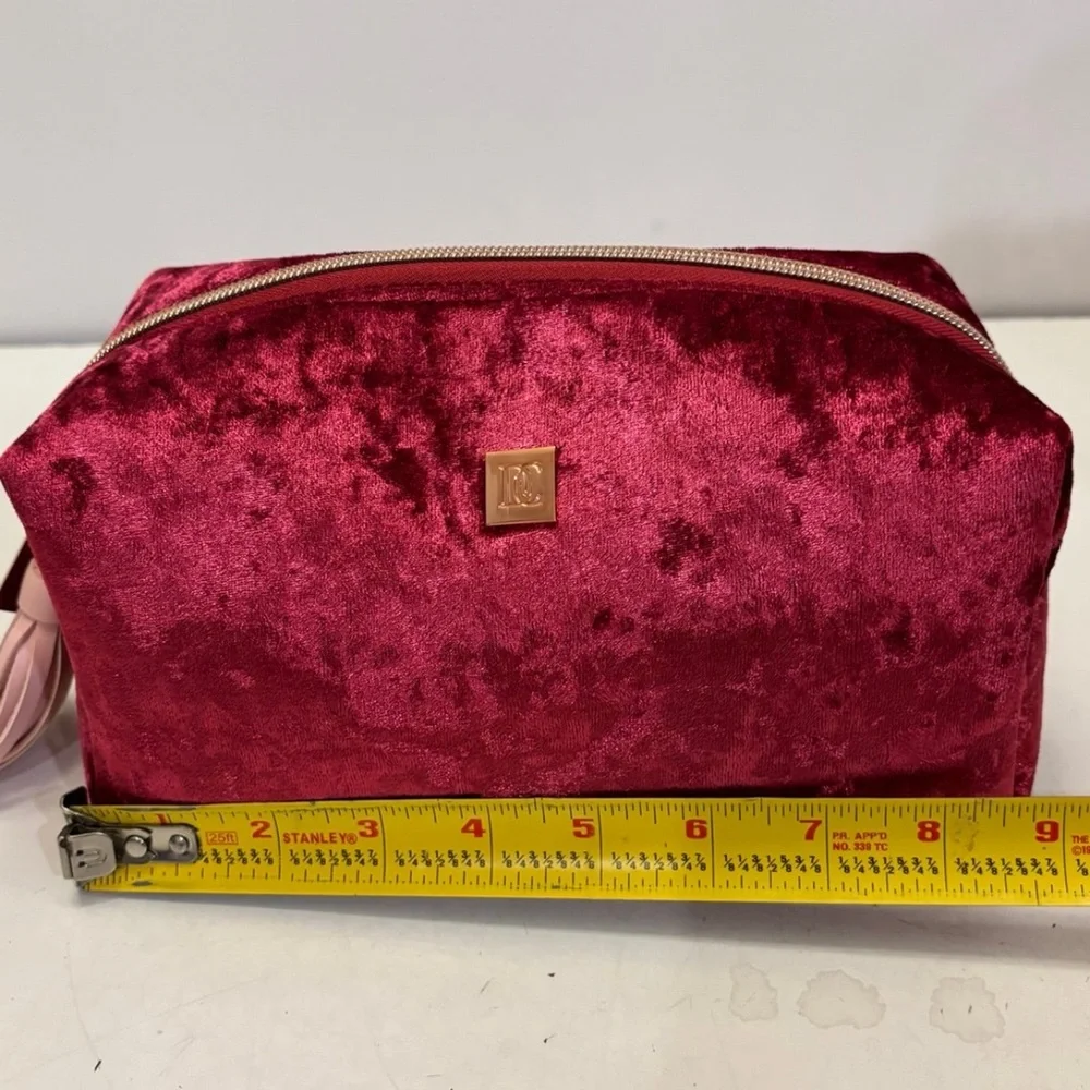 NWT Danielle creations red velvet make case/ bag